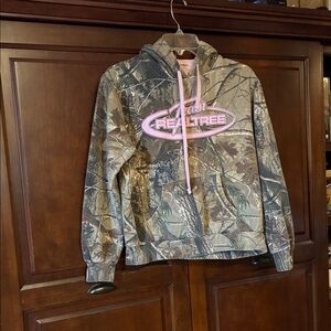 Realtree Kids Camo Hoodie with Pink Accents
